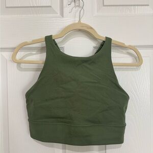 Lululemon High-Neck Longline Strappy Sports Bra